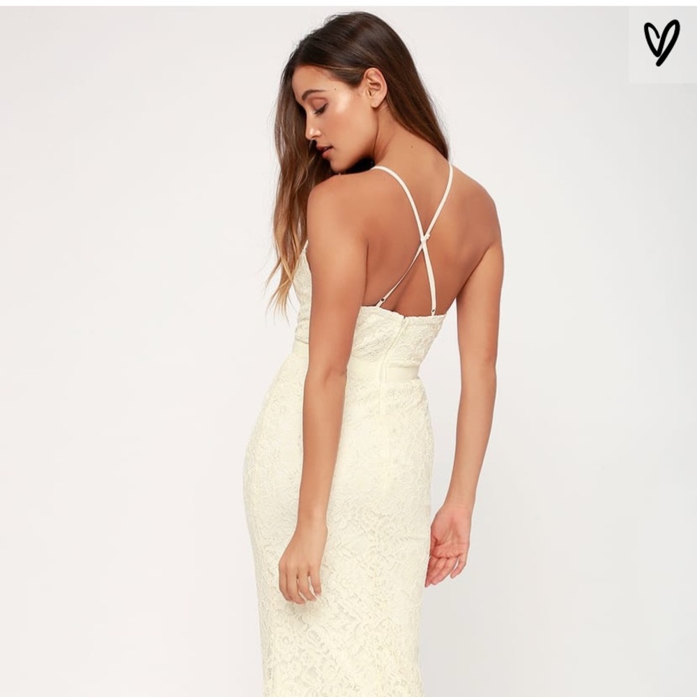 Ivory lace dress